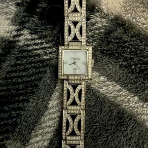 Anne Klein black and silver women’s watch